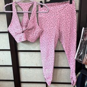 Pink Dot Activewear Set